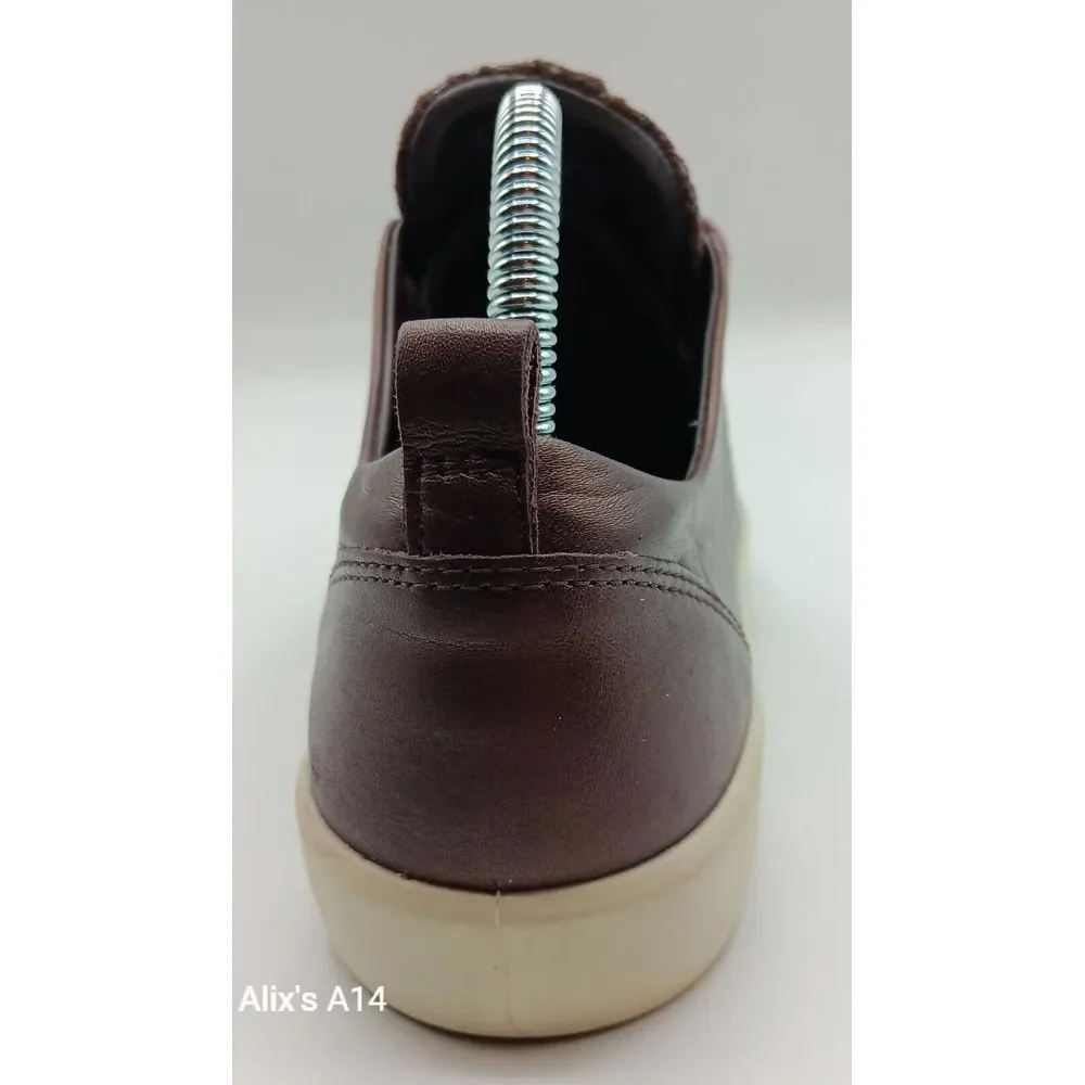 Ecco Women Size 6 Purple Leather Sneakers Comfort Danish Design‎